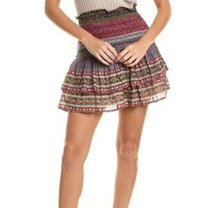 Sea New York Brooked Mini Skirt Size S